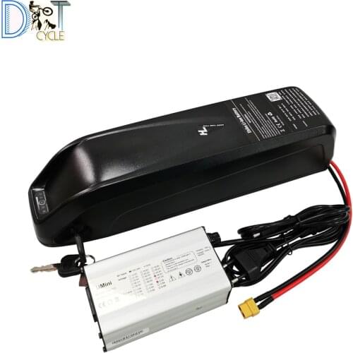Free shipping Hailong shark G56 52V 14Ah 48V 12.8Ah 36V 17.5Ah 1000W 500W 250W down tube Li-ion battery pack for mountain bike