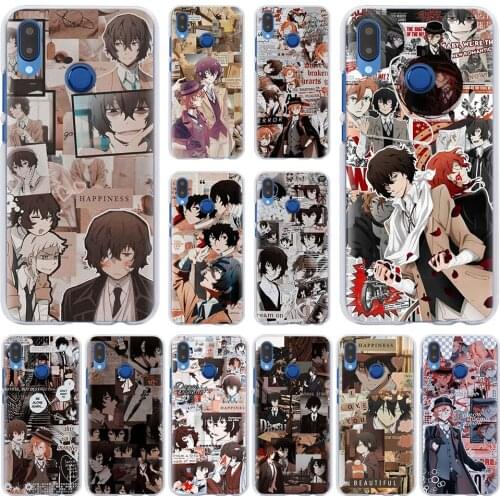Phone Case for Huawei Y5p Y6p Y8s Y8p Y9a Y7a Y6 Y7 Y9 2019 P30 P40 Lite Hard Cover Anime Bungou Stray Dogs