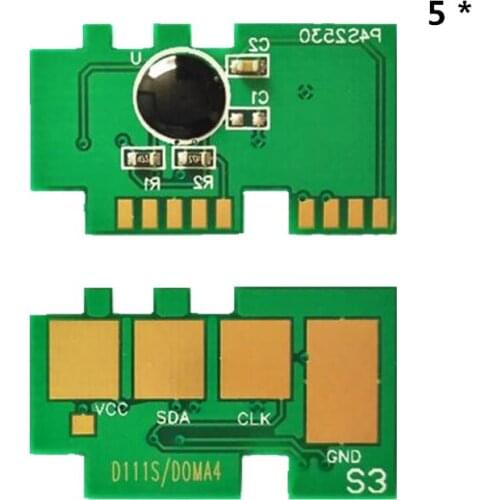 5pcs toner chip for SAMSUNG MLT-D111S D111S 111S 111 cartridge chip reset FOR M2070 M2020 M2021 M2022 M2071FH