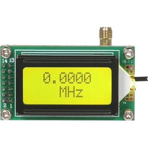 Diy High Accuracy and Sensitivity 1-500 Mhz Frequency Meter Counter Module Hz Tester Measurement Module Lcd Display