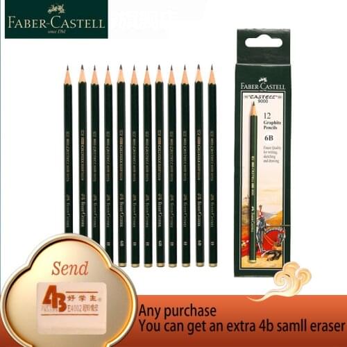 Faber Castell 9000 sketching pencils 12/16pcs Faber Castell Art Graphite Pencils For Writing Shading Sketch Black Lead Design