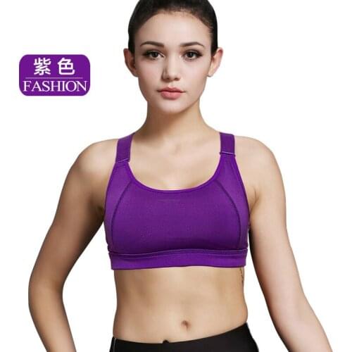 Summer Style Women Sports Bra Sexy Push Up Padded Wire Free Workout Fitness Bras Shakeproof Running Athletic Gym Bra