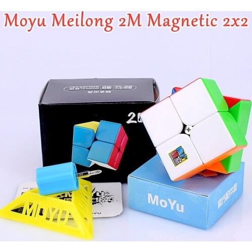 Moyu meilong M magnetic 2x2x2 magic cube 2x2 speed cube meilong 2M magnet 2x2x2 cubo magico 3x3x3 4x4x4 puzzle cube 5x5x5