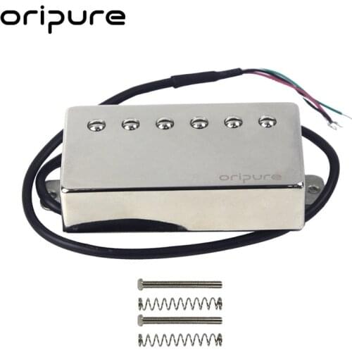 OriPure Chrome Alnico 2 Humbucker Guitar Pickup LP Neck or Bridge Pickup for LP SG Electric Guitar