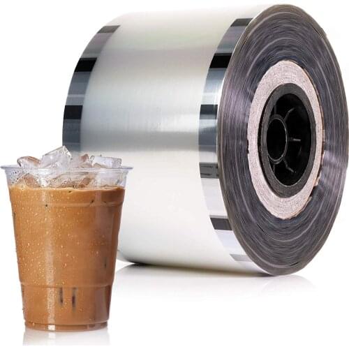 Cup Sealer Film for Bubble Boba Tea Cup Sealing Machine Sealer Clear PP type 2000 cups/roll 90mm,95mm