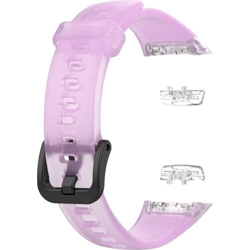 Watch Strap TPU Dustproof And Anti-fall Ergonomic Design Breathable Watch Strap For Huawei Band 6 Split Strap