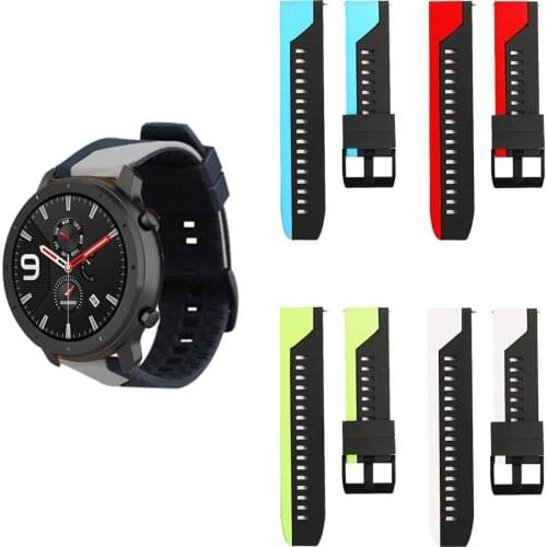 For Amazfit GTR 47mm Strap Slicone Watch Band Bracelet for Huami Amazfit Stratos/Pace Smart Watch Srap for Huawei Watch GT 2 &2e