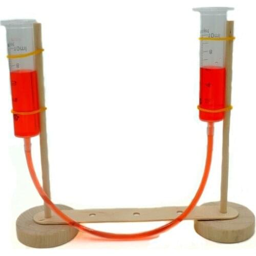 DIY communicating vessels model small laboratory equipment children scientific technology production equipment diy material stem