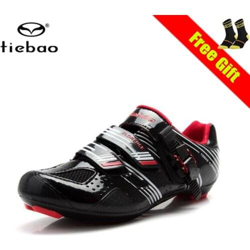 Tiebao pro road cycling shoes self-locking breathable men women outdoor road bike sneakers sapatilha ciclismo riding sneakers