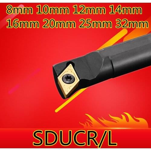 1PCS 8mm 10mm 12mm 14mm 16mm 20mm 25mm 32mm SDUCR07 SDUCR11 SDUCL07 SDUCL11 the Right/Left Hand CNC Turning Lathe tools