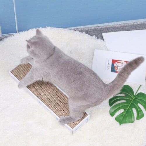 Pet Supplies Pet Cat Scratch Board Corrugated Board Cat Scratch Board Kitten Products Wholesale 12.4*49.5cm