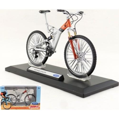 Welly/1:10 Scale/Simulation Diecast model Bicycle Toy/Audi Design Cross Pro Bike/Delicate Collection/Educational/Gift For Kid