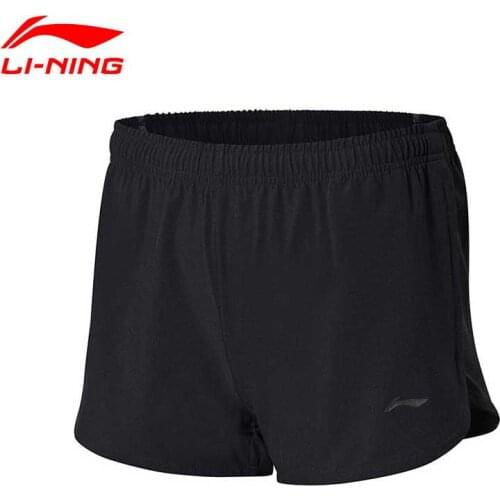 Li-Ning Women AT DRY Running Shorts Regular Fit Comfort Polyester Breathable LiNing Sports Shorts AKSN028 CAMJ18