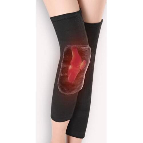 1Pair Knee Protector Antifreeze Warm Massager Thicken Kneepad Keep Warmth the Elderly Leg Protection Joint Knees Pain Relief