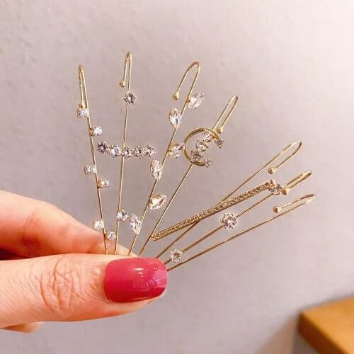 12 PCS/lot Bohemian Wedding Stud Earrings Jewelry Crystals for Women Piercing Jewelry