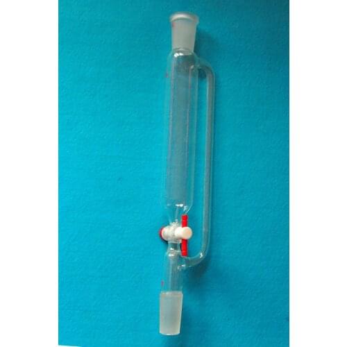 125ml,24/40,Glass Pressure Equalizing Additonal Funnel,PTFE Stopcock