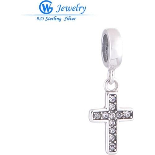 2pcs/lot DIY findings 925 jewelry to wedding fits Jesus believers charm pearl bracelets pearl natural for women S074H15