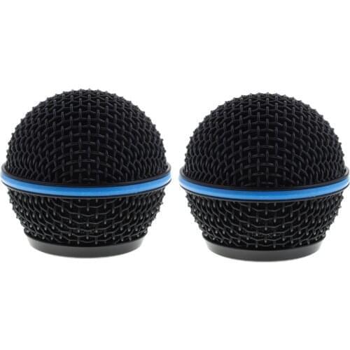 Bolymic RK323G mic Grill for Shure Beta58 Replacement Grill with Windscreen Foam 2 Pack