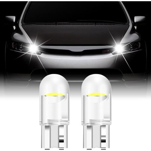 2x T10 W5W WY5W 168 501 2825 Super Bright Car LED Bulbs for renault Dacia Duster Logan Sandero Stepway Lodgy for subaru forester