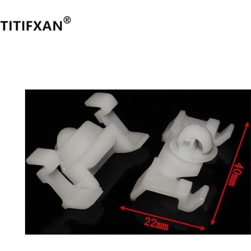 5PCS Car door threshold carpet bead trim guard panel plastic fasteners clips for Mercedes-Benz S300 S350 S500 S600 sill snap