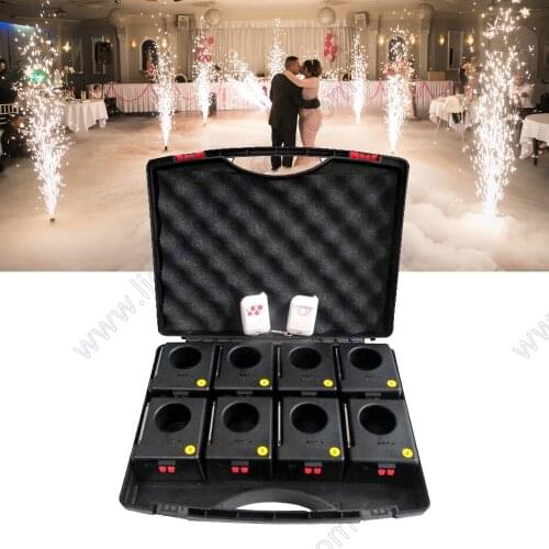 8 Cue Indoor Wireless Firing System Remote Control Channel Fire Cold Sparkler Wedding Stage Decor Pyro Decoration Event Firework