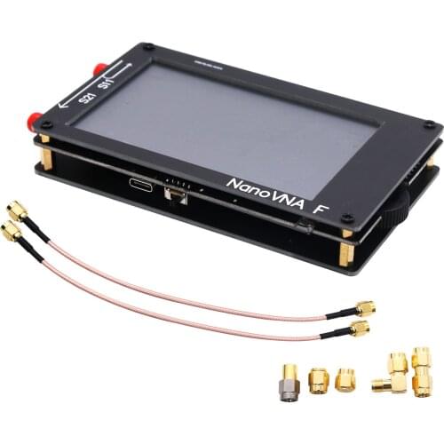 4.3" LCD Display Glass Fiber Case NanoVNA-F 50KHz-1000MHz HF VHF UHF VNA Vector Network Analyzer Kit
