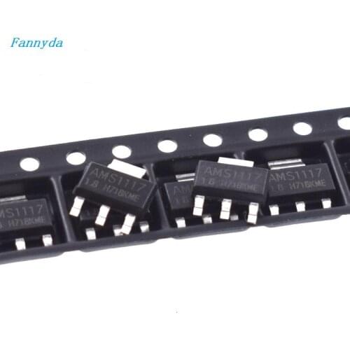 Brand new transistor triode AMS1117-1.8V package SOT-223 1.8V power IC, reduction voltage IC ,Voltage stabilizing chip