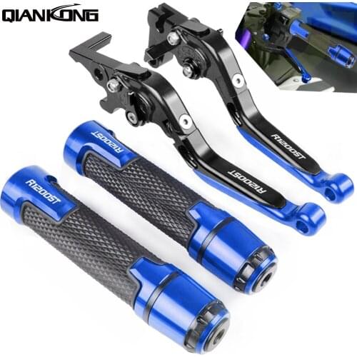 For BMW R 1200 ST 2005 2006 2007 2008 2009 R1200ST LOGO Motorcycle brake Handle CNC Adjustable Brake Clutch Levers Handlebar