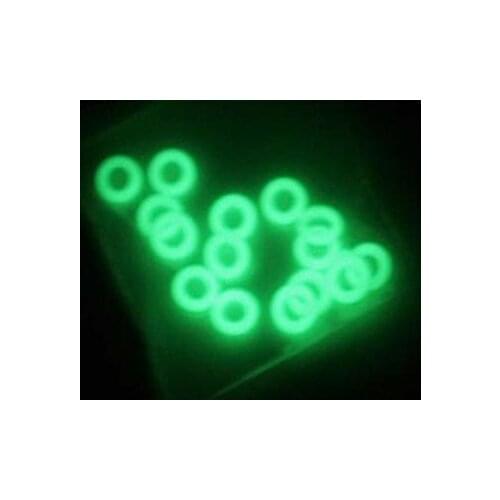 Outdoor camping tools to nail nails luminous aperture nail nail silica gel O-ring fishing rod EDC GEAR