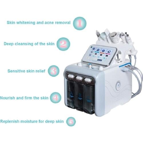 2021 hot selling 6 in 1 hydro water dermabrasion microdermabrasion hydra spa facial machine