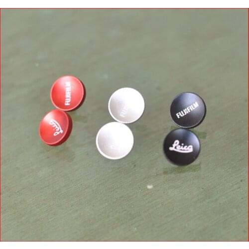 Metal Concave Soft Shutter Release Button For Fuji X20 X100 XT10 XPRO1X-PRO2 X-E2 XE1 X30 X20 For Leia M7 M9 SLR Cameras