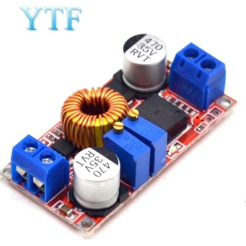 5V- 32V to 0.8V - 30V 5A large current lithium ion battery charging LED drive power supply module