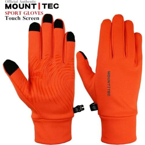 MOUNTITEC Unisex Ultrathin 5-Finger Touch Screen Gloves,High Stretch Velvet Ski Gloves Quick-dry,Non-slip,Running&Cycling Gloves