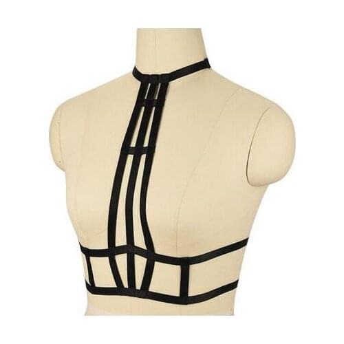 Wholesale fashion Hot koop Sexy Bra Strap Vrouwen Ondergoed Beha Fetish Borst Bondage Femme Jarretellegordel Harnas Lace Beha