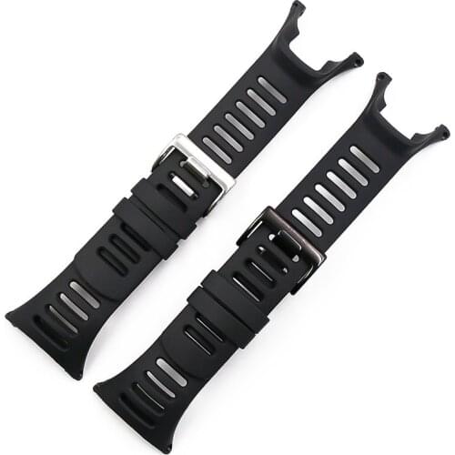 Men watch band Rubber strap watch accessories pin buckle for Suunto Ambit1 2 3P SPORT RUN outdoor sports strap female bracelet