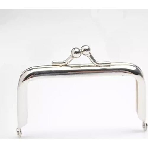 3 x 1.5 Inch Silver Purse Frame without Loops