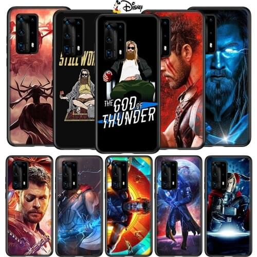 Silicone Cover Avengers Thor For Huawei P40 P30 P20 P10 P9 P8 Pro Lite E Plus mini Pro 5G 2017 2019 Phone Case