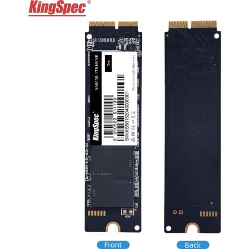 SSD KingSpec M.2 PCIe NVME SSD 256GB 512GB 1TB For Macbook Air A1465 A1466 For 2013 2014 2015 Macbook Pro Retina A1502 A1398