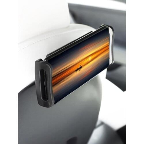 Universal Car Headrest Phone Mount Stand Backseat Rack 360 Degree Adjustable Support Ipad Tablet Phone Holder For Tesla Model 3