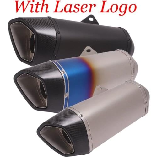 51mm Universal Motorcycle Fire Torch Exhaust Pipe Carbon Fiber Modified DB Killer Muffler Scooter For S1000RR F850GS ER6N Z900