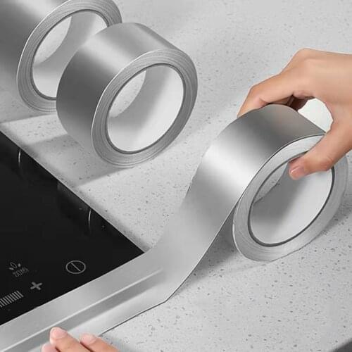 3/5/10M Sink Sealing Strip High Temperature Resistance Waterproof Tape Aluminum Foil Thicken Adhesive Tape For Bathroom kitchen