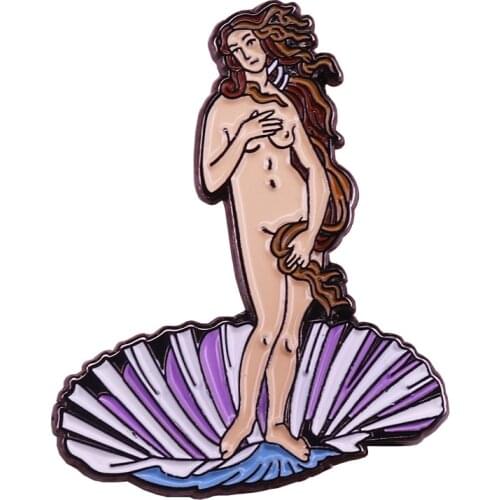 Venus enamel pin