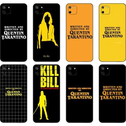 Black tpu Case For OPPO Realme C11 C20 C21 Case Back Cover Bumper Written Directed Quentin Tarantino