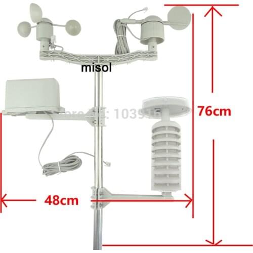 1 set of Spare part (outdoor unit) for Professional Wireless Weather Station with small solar panel