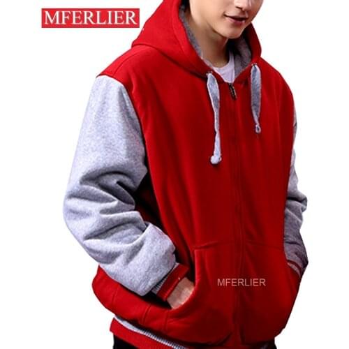 Winter warm plus size men sweatshirt 5XL 6XL 7XL 8XL 9XL Bust 157cm Plus size hoodie
