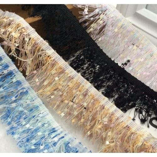 20 yards / 4cm small fragrance wind ribbon tassels with clothing accessories hair accessories scarf DIY neckline material CA03