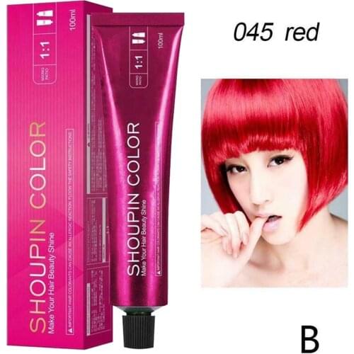 2021 Professional Hair Coloring Shampoo For All Hairs 16 Colors Semi Permanent Hair Dye Mild Safe Hair Dyeing Shampoo Hair Color