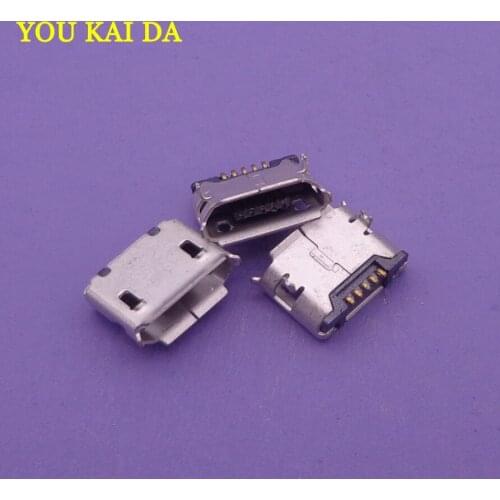 25pcs/lot micro mini usb connector for mobile phone micro usb jack socket charging B type 5pin