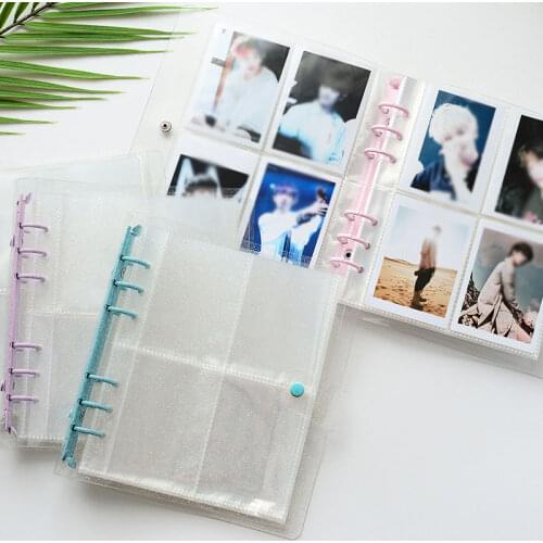 3/5 inches Photo Album 100 Pockets Home Picture Case Storage Portable Name Card Book Photo Album Card Photocard Name Card Holder