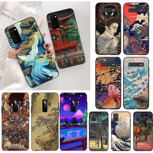 Japanese style Art Japan Phone Case for Samsung S20 plus Ultra S6 S7 edge S8 S9 plus S10 5G lite 2020